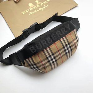 BURBERRY/Bobery Medium Vintage Chequered Waist Bag